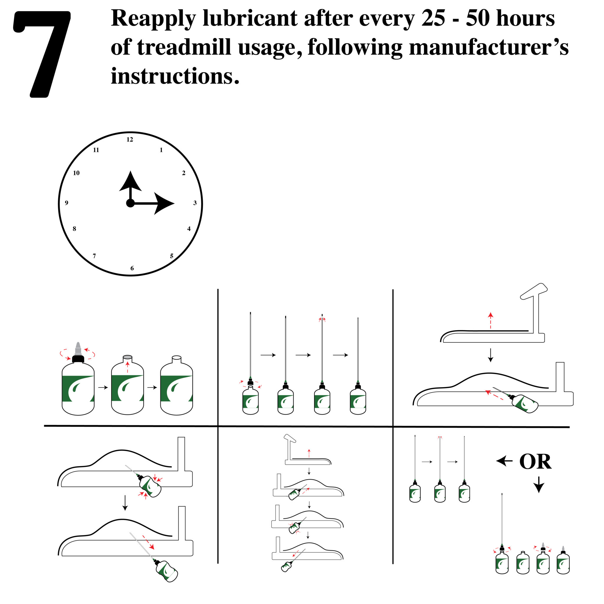 Treadmill Lubricant Instructions Spot On Products